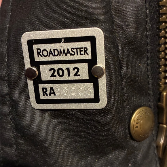 Belstaff 2012 Black Waxed Cotton Roadmaster Jacket Size 38 - Picture 12 of 12